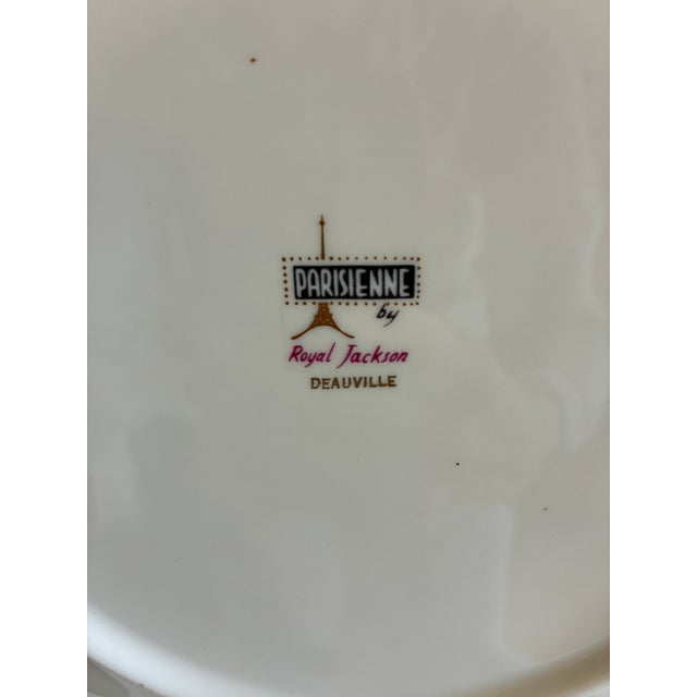 Mid 20th Century Royal Jackson Parisienne Deauville Dinner Plates – Set of 2 For Sale - Image 11 of 11