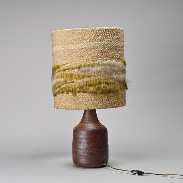 1960s Ceramic Lamp by Jacques Pouchain for Atelier Dieulefit, 1960s For Sale - Image 5 of 12