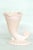 Jeannette Shell Pink Milk Glass Cornucopia Horn Vase For Sale - Image 11 of 11