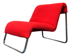Due Cavalli Lounge Chair by Jonathan De Pas & Paolo Lomazzi for Driade, Italy, 1969