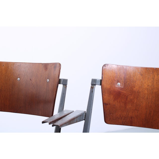 Pyramid Chairs by Wim Rietveld for Ahrend De Cirkel, 1960s, Set of 6 For Sale - Image 10 of 18