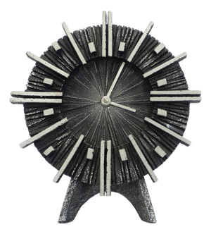 Brutalist Table Clock by Casper Kunstguss, 1960s