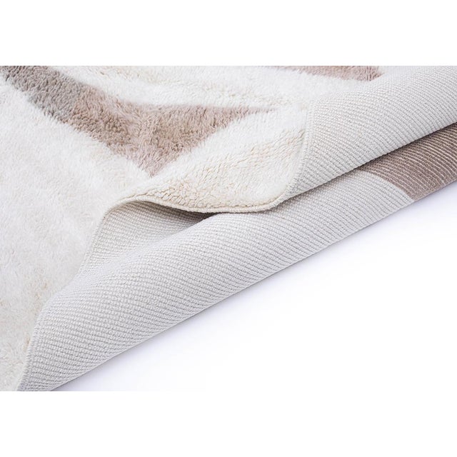 Textile Hand-Knotted Wool Premium Rug by Azele Studio For Sale - Image 7 of 10