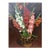 1980s Oil Painting Vase With Flowers Volsky Petr Dmitrievich For Sale