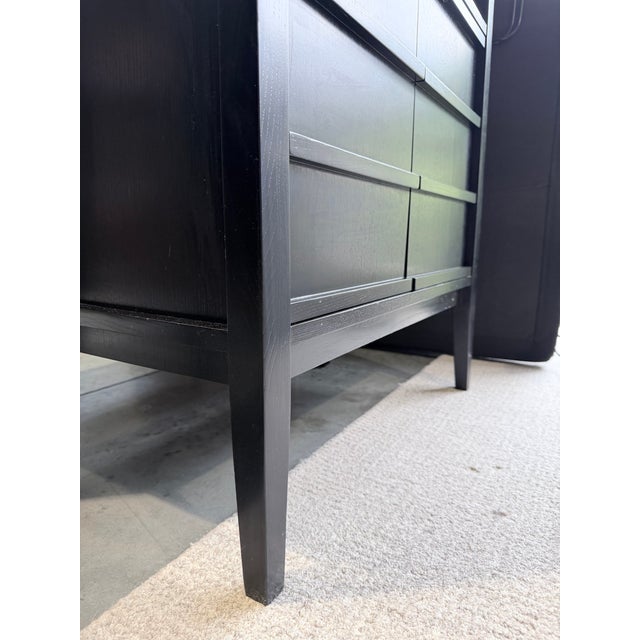 Wood Crate & Barrel Spotlight Ebony Bookcase by Mark Daniel of Slate For Sale - Image 7 of 8