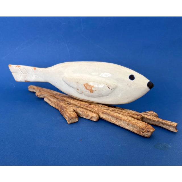 This Bird on Nest Ceramic Sculpture by GEO is in new condition. Measures 11W x 3 3/4Dx 3inches high and weighs 1 lb 4 oz....