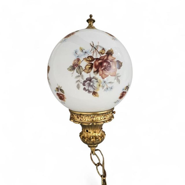 Louis XV Hall Lamps in Glass and Brass, Belgium, 1970s, Set of 2 For Sale - Image 17 of 18