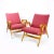 Mid-Century Armchair in Pink Fabric & Oak from Tatra, Czechoslovakia, 1960s For Sale - Image 16 of 17