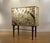 Striking Swedish Modern cabinet, ca 1940-50s, professionally reimagined with Christian Lacroix Design Wallpaper in gold. A...