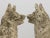 White Pair of Concrete Shepherd Dogs, English Mid 20th Century For Sale - Image 8 of 9