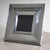 Mid-Century Modern Mid 20th Century Large tabletop picture frame with a back stand and a wide metal border featuring For Sale - Image 3 of 8