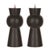 Transform your living space with the elegant Simplux Designer LED Candle Set. Designed with a sleek black finish and a...