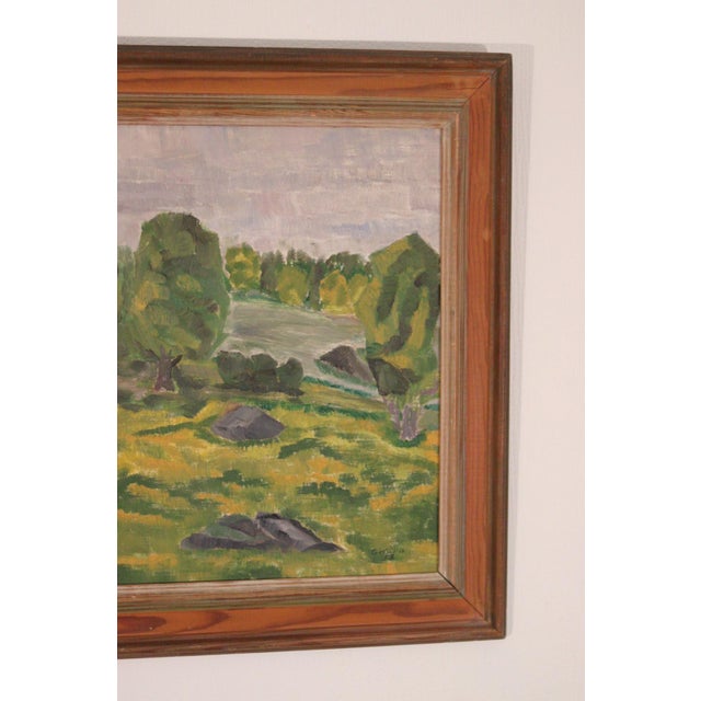 Gunnar Wärn, Trees, 1950s, Oil on Panel, Framed For Sale - Image 6 of 18