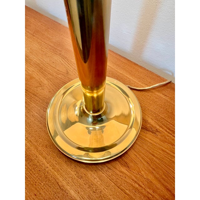 Gold Vintage Table Lamps from Vereinigte Werkstätten München, 1950s, Set of 2 For Sale - Image 8 of 11