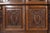 English Carved Oak Breakfront Glazed Bookcase, 1870s For Sale - Image 16 of 18