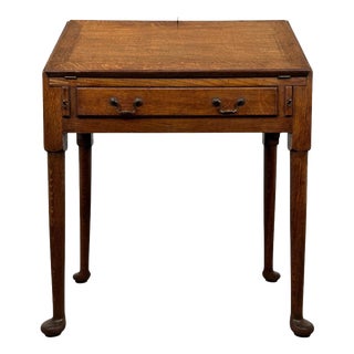Antique 20th Century Golden Oak Bureau For Sale