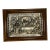 1940s Spanish Last Supper Basrelief Silverplate Embossed Framed For Sale