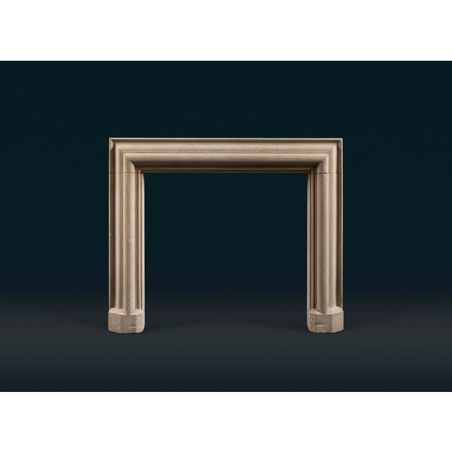 Stone Victorian Bathstone Bolection Fireplace Surround For Sale - Image 7 of 7