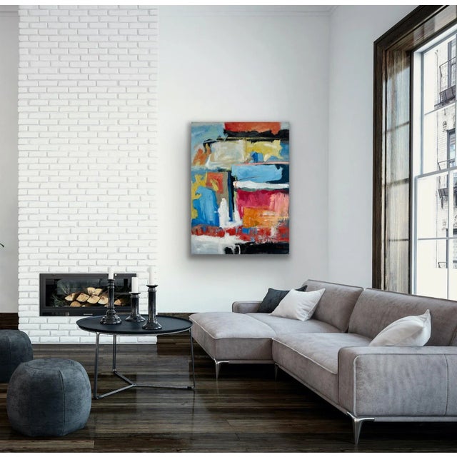 Contemporary Contemporary Abstract Original Oil Painting For Sale - Image 3 of 12