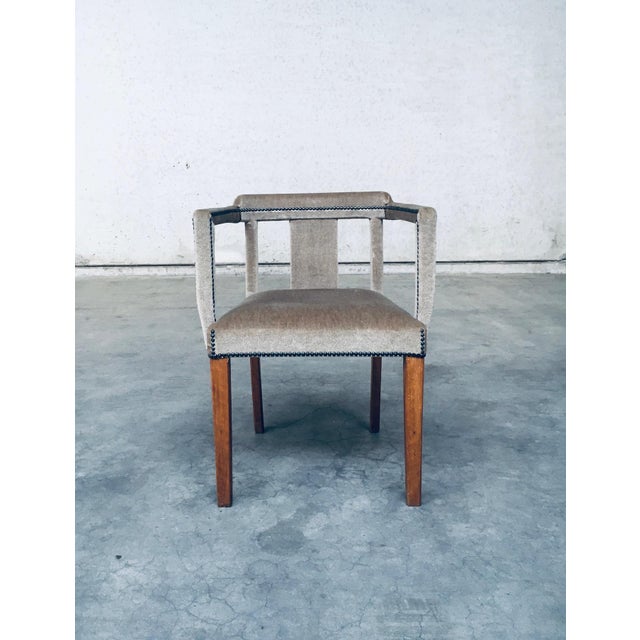 Boudoir Side Chair in Velvet, 1920s For Sale - Image 17 of 18