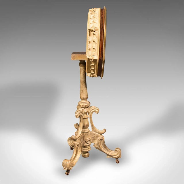 Wood 1900s Antique Victorian Decorative Side Table For Sale - Image 7 of 13