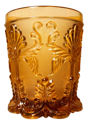 Crystal Sablée Rocaille Vase from Saint Louis, France, 19th Century
