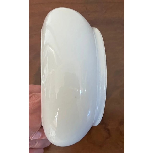 Antique 19th Century Chinese Blanc De Chine Monochrome Porcelain Brush Washer Coupe For Sale In New York - Image 6 of 13