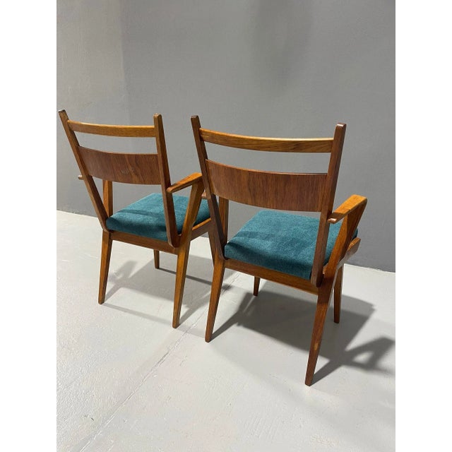Wood Set of Vintage Armchairs by Jitona, 1970s For Sale - Image 7 of 12