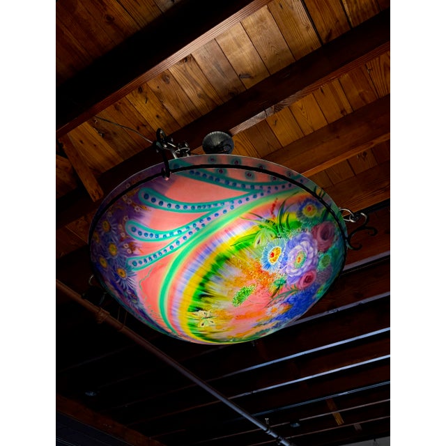Original Ulla Darni Signed Rainbow Chandelier For Sale - Image 15 of 16