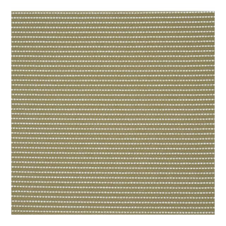 Sample - Schumacher Austen Performance Stripe Fabric In Leaf For Sale