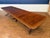 Large 14 Ft. Traditional Multi-Banded Mahogany Dining/Banquet Table by Leighton Hall - Showroom Sample For Sale In Atlanta - Image 6 of 16