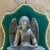French Antique Bronze Angel Holy Water Front For Sale - Image 4 of 11