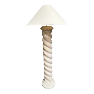 Michael Taylor Style Plaster Floor Lamp 1980’s