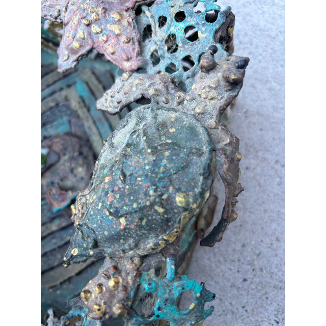 Trudi Gilliam Torch Welded Nautical Theme Basket For Sale - Image 10 of 11