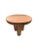A wonderfully sculptural round side table. Crafted from solid teak wood the table top features a carved channel that wraps...