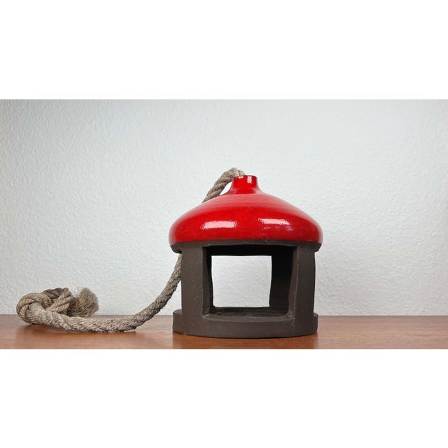 Mid-Century Modern Danish Studio Pottery Bird Feeder House from Abbednæs Potteri, 1960s For Sale - Image 15 of 15