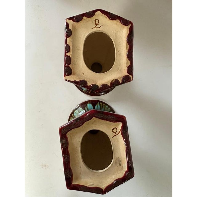 Ceramic Fireplace Trinket Trays, France, 1930s, Set of 2 For Sale - Image 9 of 13