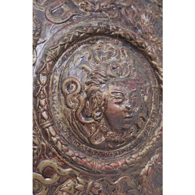 Rare Harold Studios Medusa Parade Shield Wall Sculpture After the 1552 Jörg Sigman Masterpiece For Sale - Image 18 of 18