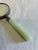 Vintage Hand Mirror With Jade Handle & Hand-Painted Asian Scene For Sale - Image 10 of 11