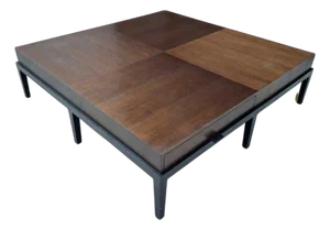 Christian Liaigre for Holly Hunt Large Square Coffee Table With Drawers