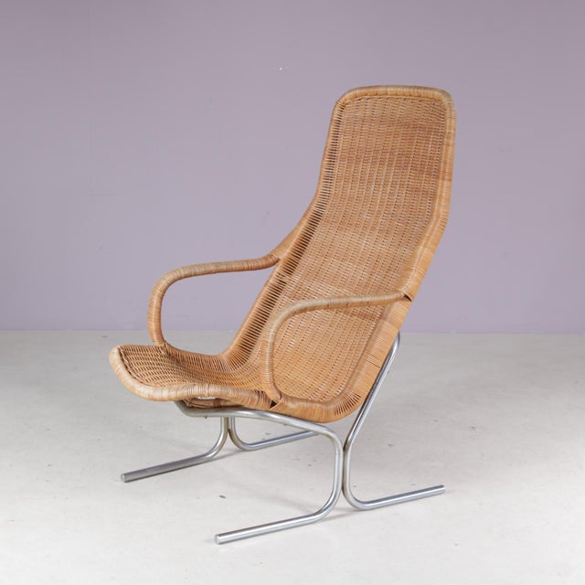 Model 514C Easy Chair by Dirk Van Sliedregt for Gebr. Jonkers Noordwolde, Netherlands, 1960s For Sale - Image 9 of 9