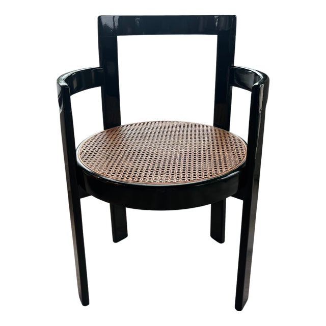 Italian Burl Pattern Chair For Sale