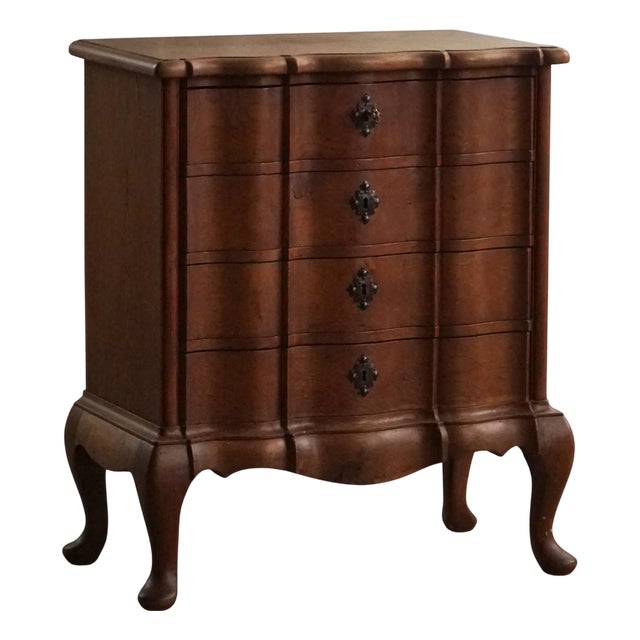 Baroque-Style Chest of Drawers in Oak, 1920s For Sale