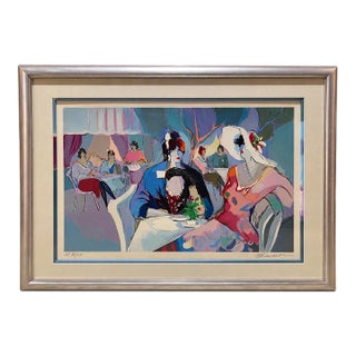 Late 20th Century Isaac Maimon Signed Limited Edition Artist Proof Ap 38/50 Framed Serigraph For Sale