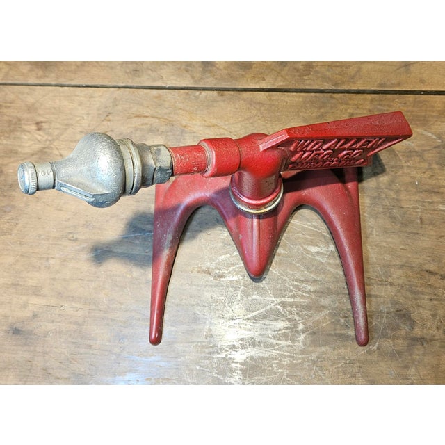 Red Vintage "Red Arrow" Lawn Sprinkler For Sale - Image 8 of 12