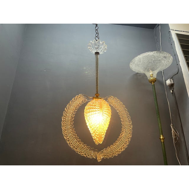 Murano Glass Pendant from Ercole Barovier, Italy, 1950s For Sale - Image 15 of 18