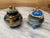 Japanese Late 20th Century Moriage Hand-Painted Porcelain Incense Holders- a Pair For Sale - Image 3 of 9