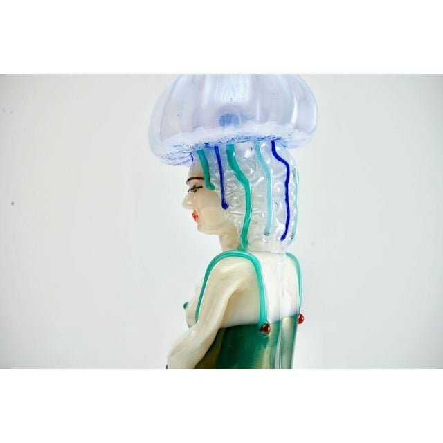 Medusa Lady in Murano Glass by Pino Signoretto, 1990 For Sale - Image 12 of 18