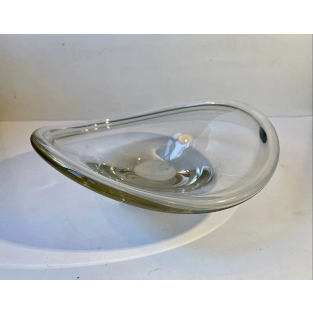 Mid-Century Modern Freeform Fruit Bowl by Per Lütken for Holmegaard, 1960s For Sale - Image 3 of 10