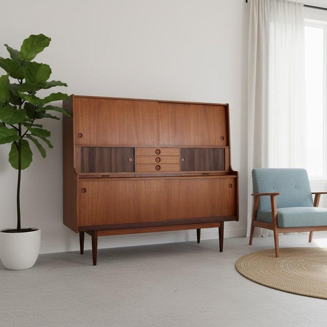 Cabinet by Johannes Andersen for Skaaning & Søn Møbelfabrik, 1960s For Sale - Image 10 of 18